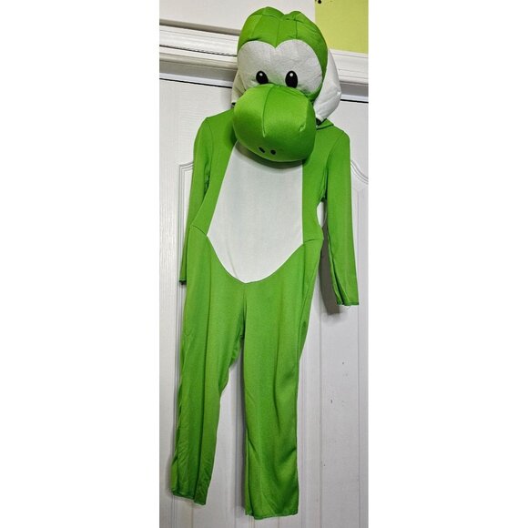 Yoshi Toddler Costume 2T Shell Headpiece Tail Super Mario Nintendo Halloween - Picture 1 of 7